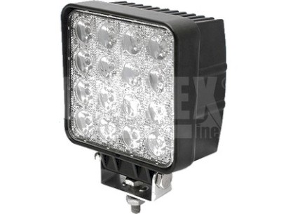 Světlomet pracovní hranatý 9-33V 16xLED 3040 Lumenů LUMINEX